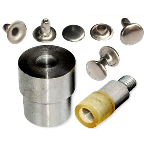 Metal Grommet Machine Hand Press Rivet Spot Snap Button Mould Tool Fit
