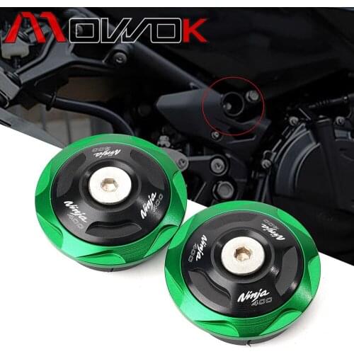 For Kawasaki NINJA400 NINJA 400 2018-2020 Latest High Ratings Motorcycle CNC Aluminum Frame Hole Cap Cover