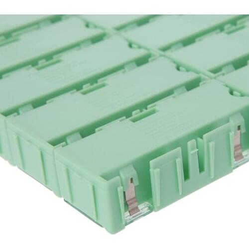 Mini SMD SMT Electronic Box IC Electronic Components Storage Case 75x31.5x21.5mm D2TD