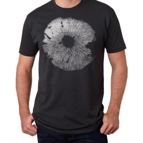 Gothic Mushroom Shirt- Mycology Shirt - Psilocybe Spore Print Mushroom T Shirt Oversized T Shirt