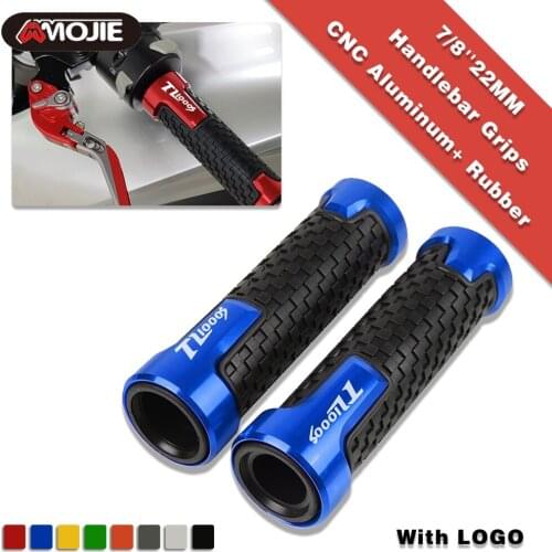 Motorcycle Accessories Handlebar Grips CNC+Rubber Handle Ends for SUZUKI TL1000S TL 1000S TL 1000 S tl1000s 1997 1998 1999 2001