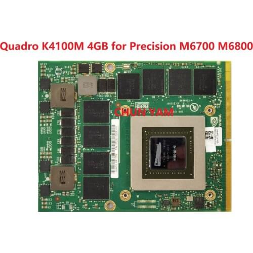 N15E-Q3-A2 Quadro K4100M 4GB Graphics Video Card Use FOR Dell Precision M6700 M6800 Laptop CN-0WG3YY WG3YY 100% Tested