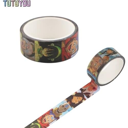 PC2147 1pcs Magic Story Cool Anime Cartoon Washi Tape DIY Scrapbooking Label Tape Student Stationery Gift