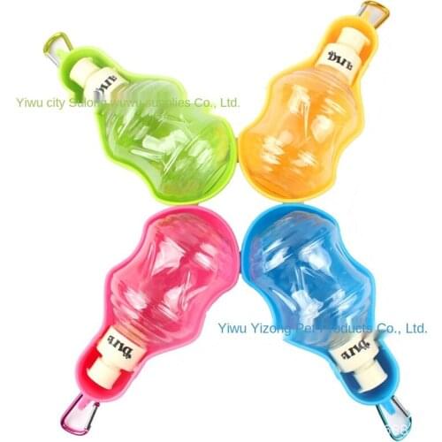New Hot 250ml/500ml Portable Pet Dog Water Bottle Plastic Feeding Bowl Cute Dogs Travel Water Bottles Fold Up Dispenser Feeder