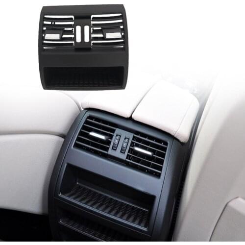 Plastic Rear Center Console Fresh Air Outlet Vent Grill Cover For BMW 5 F10 F11 Without Button