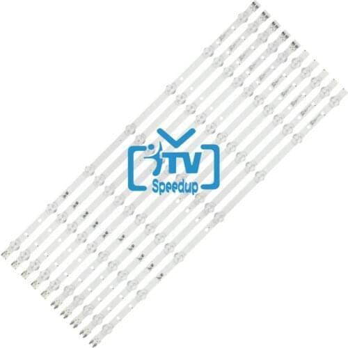 10pcs/kit LED strip for UE55H6273 UE55H6204 UE55H6203 UN55H6203 UN55H6103 UN55H6153 UN55J6200 D3GE-550SMA-R1/D3GE-550SMB-R0