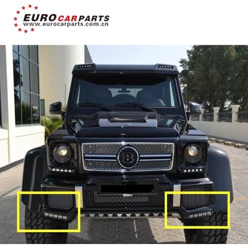 G CLASS W463 front bumper LED running lights for G wagon G350 G500 G63 G65 front bumper led lip