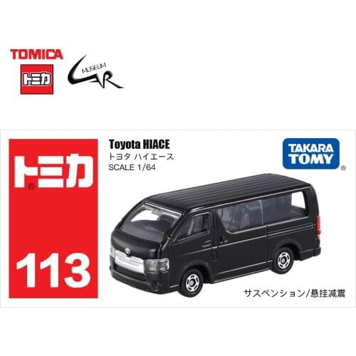 TAKATA TOMY TOMICA Diecast Alloy Car Model Boy Toys 113 TOYOTA HIACE Gift Collectibles