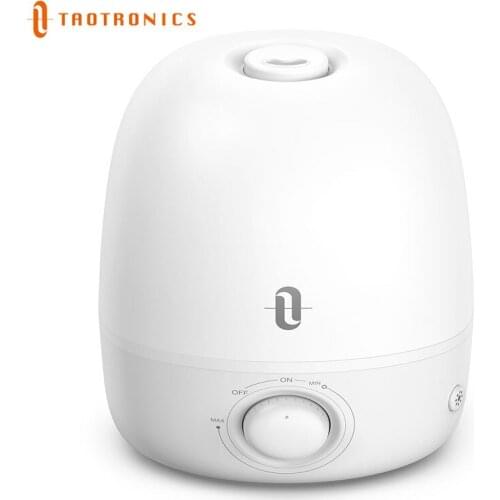 TaoTronics Ultrasonic Cool Mist Humidifier Space-Saving 2.5L Humidifiers Essential Oil Diffuser with Night Light