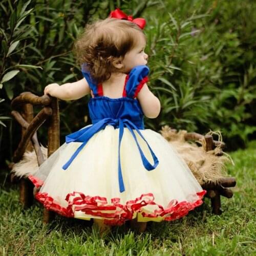 1st First Birthday Party Girl Dress 1-5 Years Princess Dress up Infant Christening Gown Kids Toddler Girl Clothes