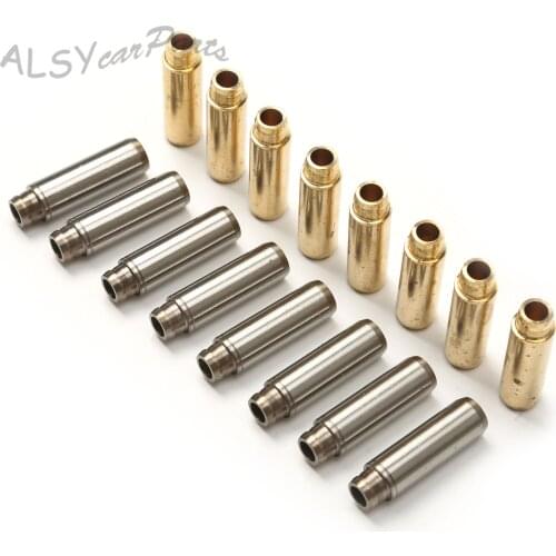 YIIMIAOMO 16Pcs Engine Repair Part Valves Shaft Guides Ø6mm Valve Guide Pipe For Audi A3 A4 A5 A6 VW Skoda Seat 1.4 1.8 2.0 TSI