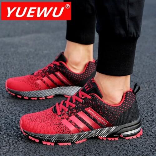 YUEWU Women Running Shoes Breathable Outdoor Sports Shoes Lightweight Sneakers for Men Comfortable Athletic Training Footwear