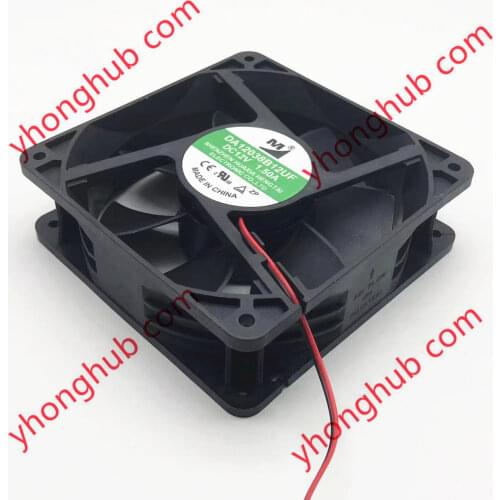 Huaxia Hengtai DA12038B12UF DC 12V 1.50A 120x120x38mm 2-Wire Server Cooling Fan