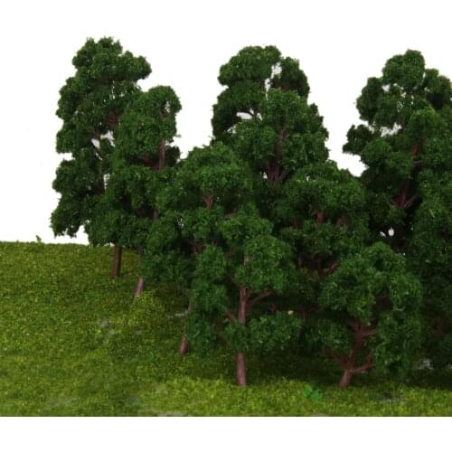 20 Mixed Scale Model Trees Train Park Railway Scenery Layout HO N Z Gauge