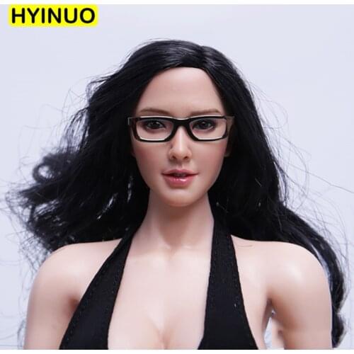 3 Colors1/6 Scale Glasses Women trend Fashion Glasses Frame Female No Lens Bendable Playing Toy F12"Action Figure Body Accessory