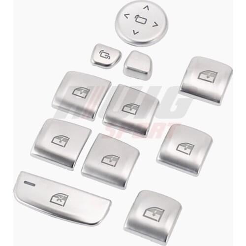 Car Styling For BMW 5 Series G30 X5 F15 X6 F16 X3 F25 X4 F26 Door Window Lift Button knob Cover Trim Sticker Accessories