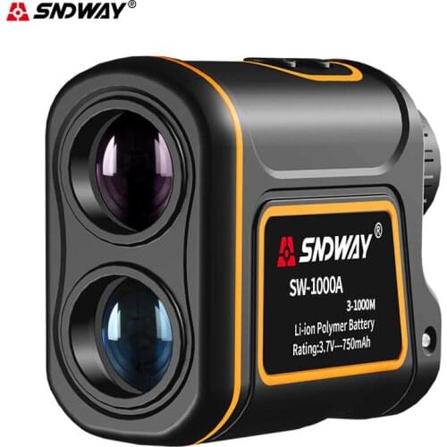 SNDWAY Telescope Laser Range Finder Digital Distance Meter Hunting Monocular Golf Rangefinder LCD Display Roulette Tape Measure