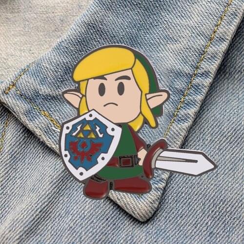 DZ711 Creativity Game Enamel Pin Brooch Backpack Collar Hat Badge Women Men Lapel Jewelry Gifts