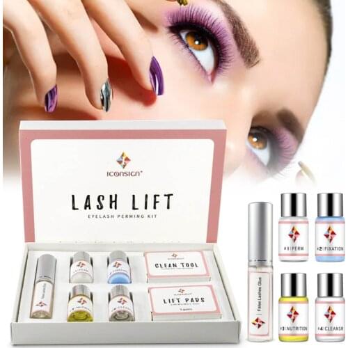 Electric Eyelash Perm Curling Simple Perm Keratin Eyelash Perm Eyelash Set 7pcs/set Curling Nutritious Eyelash Perm Kits
