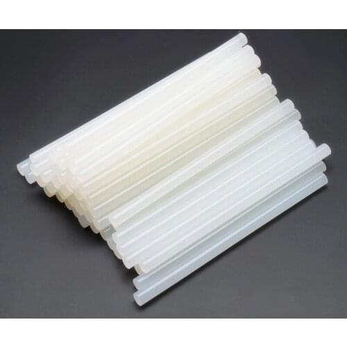50pc 7mmx100mm Hot melt Glue Gun Repair Alloy Accessories Transparent Hot melt Gun Glue Sticks Gun Adhesive DIY Tools