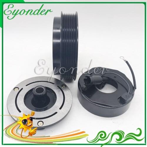 A/C AC Air Conditioning Compressor Magnetic Electromagnetic Clutch Pulley set for Mercedes-Benz VITO Bus Box 638 112 113 114
