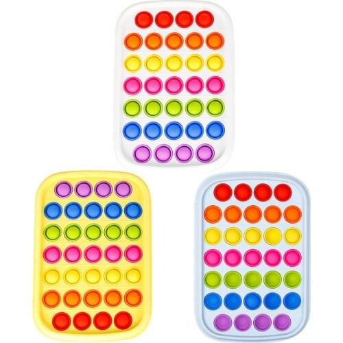 Fashion Kids Fidget Toys Push Bubble Antistress Toys Adult Children Autism Sensory Toy dropshipping