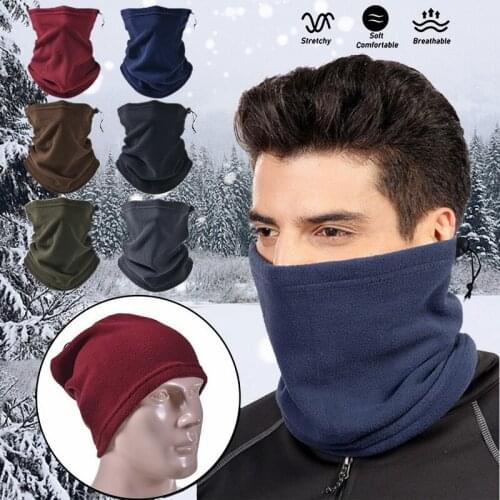 Men Women Winter Bandana Hiking Face Cover Snowboard Ski Neck Warmer Gaiter Cycling Bicycle Tube Scarf Sports Hiking Running