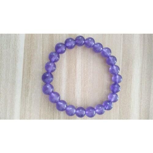 Natural Crystal 8mm Gorgeous Romantic Crystal Beads Bracelet