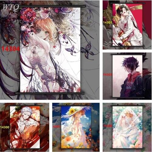 The Promised Neverland Emma Norman Ray Anime Posters Wall Poster Canvas Painting Wall Decor Posters Wall Art Picture Home Decor