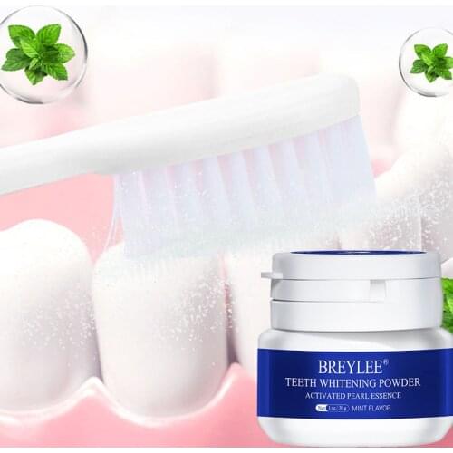 30g teeth whitening powder pearl powder mint hygiene tooth cleaning remove tartar safe protection bright teeth oral care