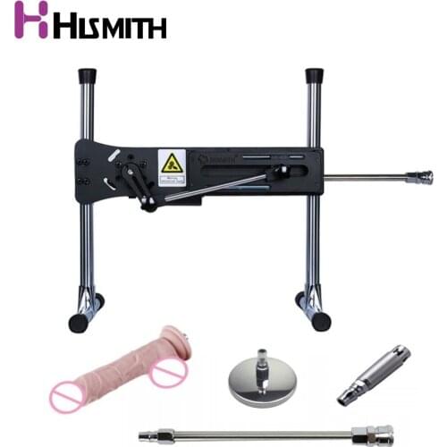 Preminum Sex Machine 90 Degree Adjustable 30db Mute Power 120W Double Vac-u-Lock Turbo Gear with 4pcs accessory