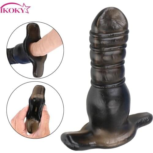 Anal Dilator Prostate Massager Masturbation G-spot Stimulator Sex Toys for Women Men Gay Hollow Anal Plug Soft Butt Plug