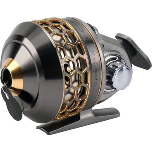 New type of stainless steel fish reel rocker fishing boat fishing reel rotating hunting slingshot high-quality fishing reel 2020