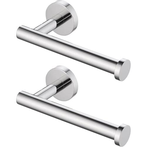 SHGO HOT-Toilet Paper Holder for Bathroom 2 Pack Tissue Holder Dispenser Stainless Steel Toilet Roll Holder Wall Mount