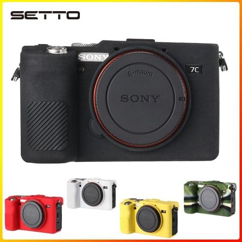 SETTO Silicone Rubber Camera case Protective Body Cover Skin for Sony A7C Alpha 7C