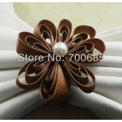 Beaded wedding napkin ring, napkin holder, decoration napkin ring