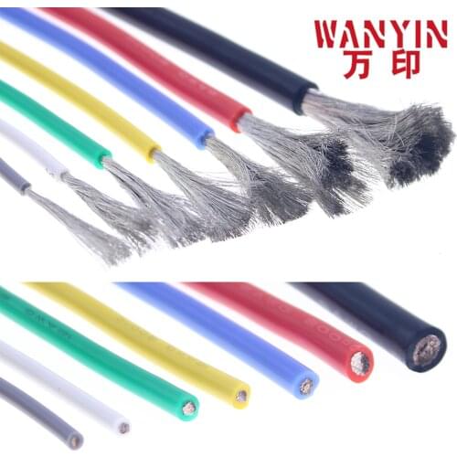 High quality cable wire Soft silicone wire 12AWG 14AWG 16AWG 18AWG 20AWG 22AWG 24AWG 26AWG 28AWG 30AWG Tinned pure copper wire