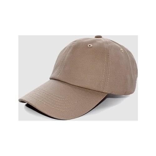 Spring And Summer Womens Baseball Cap Cotton Solid Color Casual Hat Simple Outdoor Sunshade Womens Ponytail Baseball Cap