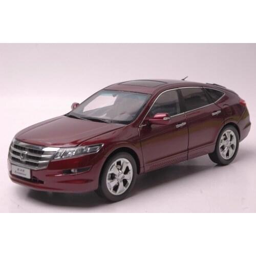 1:18 Diecast Model for Honda Crosstour 2011 Red Sportback Alloy Toy Car Miniature Collection Gifts
