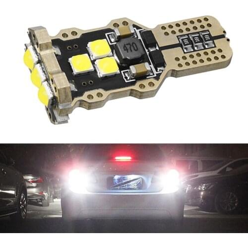 1Pcs T15 W16W Led Reverse Lights 912 921 906 904 902 No Error Car Led Hight Lamps Tail Light Car Backup Canbus Light Bulb