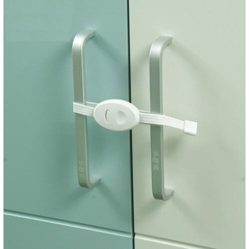 2Pcs/set Child Anti-pinch Safety Cabinet Door Lock Baby Kids Toddlers Infant Security Protection Cabinet Window Door Interlocks