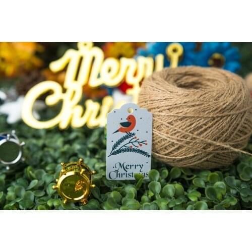 200 pcs 3.5x6.2cm paper label Holiday trademark candy favor tags New years gifts Label candy personalized tag Christmas label