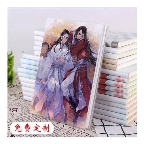 2021 Anime Tian Guan Ci Fu Xie Lian Hua Cheng Men Women Student Notebook Eye Protection Diary Notepad Memorandum Book Xmas Gifts