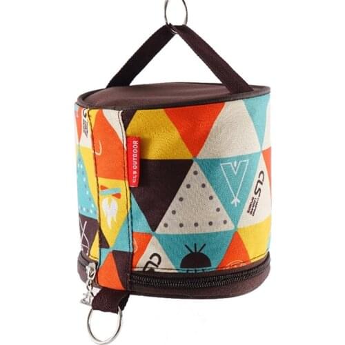 2021 Hot Fashion Outdoor Camp National Style Folding Toilet Paper Tissue Case Holder Storage Bag Sundries Bag