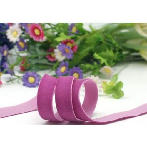 3/4"(19mm)Single Face Velvet Ribbon Purple Velvet Ribbon Craft Ribbon
