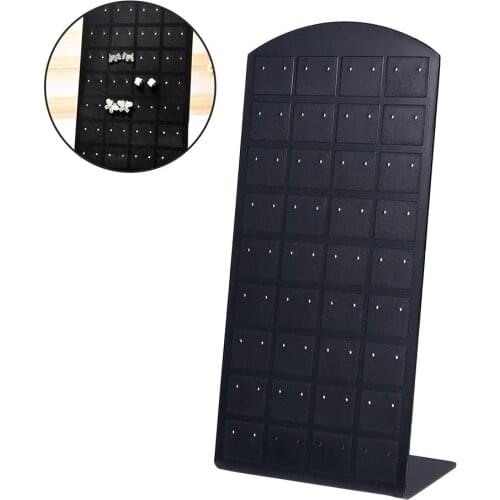 Acrylic 72 Holes Jewelry Storage Organizer Earrings Ear Stud Jewelry Holder Storage Stand Display Rack Home Storage Holders Gift