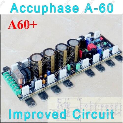 AL3 Improved ACCUPHASE A-60 Amplifier For DIY Audio Amplifier,DC Current Negative Feedback,Doubled Output Transistors,200W Out