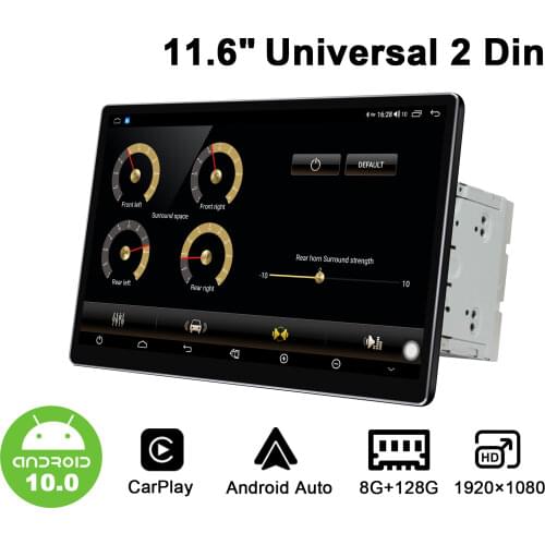 JOYING Autoradio Android 10 6GB 128GB Car Radio Stereo Universal Head Unit Multimedia Player Wireless Carplay Android Auto 4G