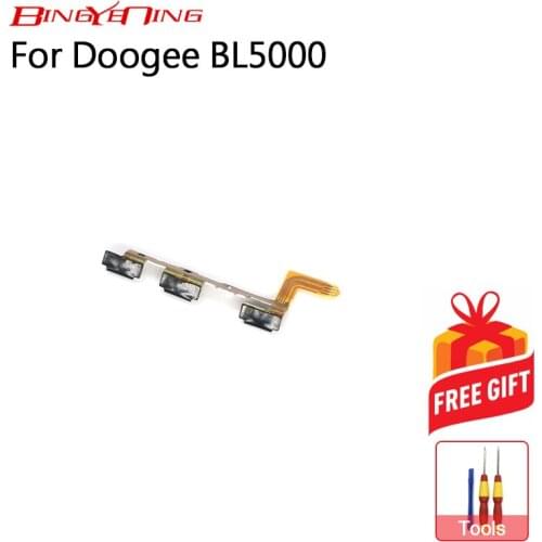 BingYeNing New Original Main For Doogee BL5000 Power on/off+ Volume FPC Key Up/down Button Flex Cable FPC