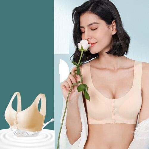 Large Size New Nursing Bra Breathable Breastfeeding Bras for Pregnant Women Maternity Bra Wire Free Plus Big Size Feeding Bra
